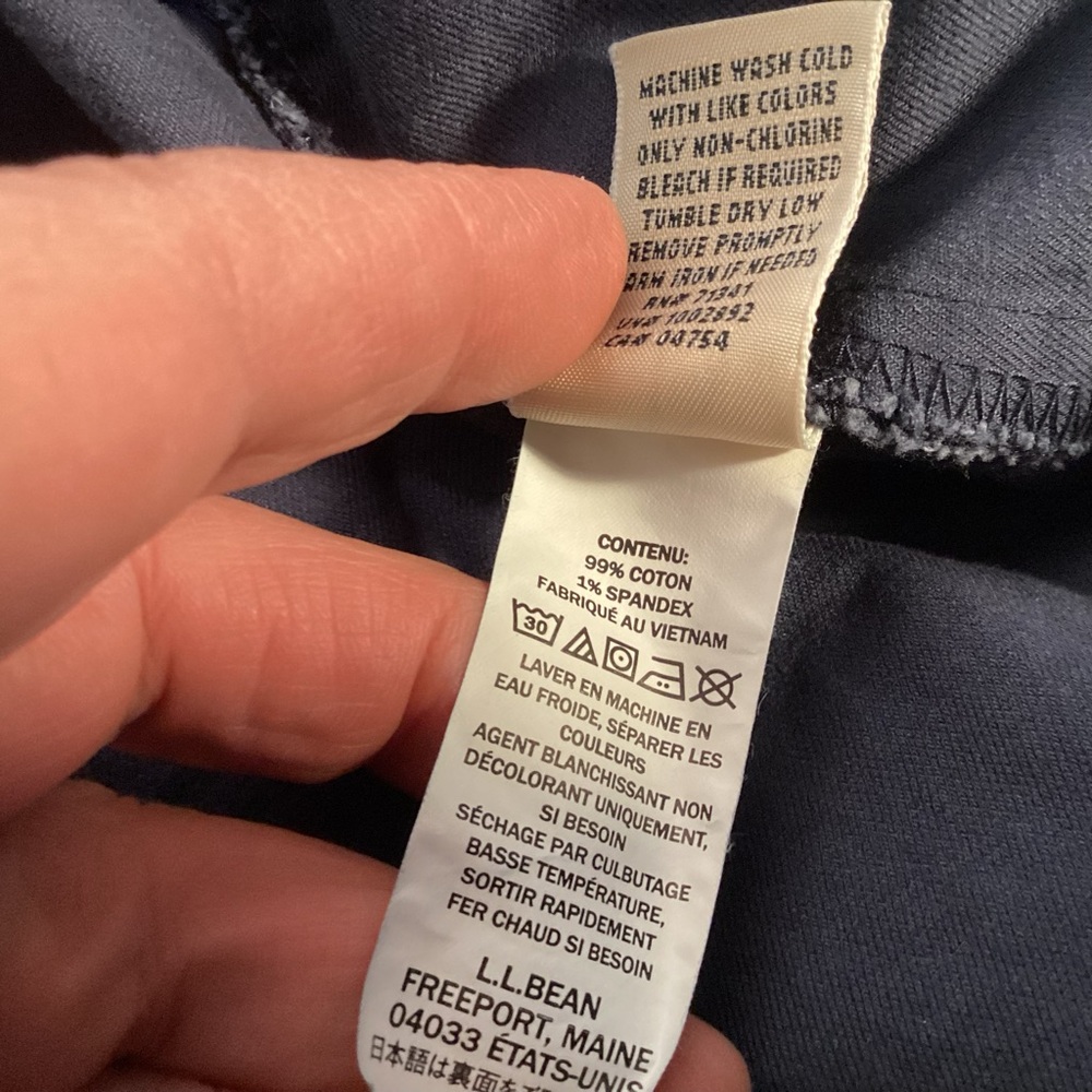 L.L. Bean Women's Navy Blue Utility Jacket Size Medium - Picture 13 of 16